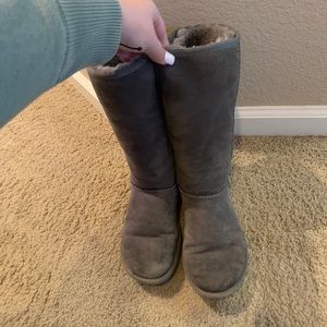Women’s tall classic grey uggs boots